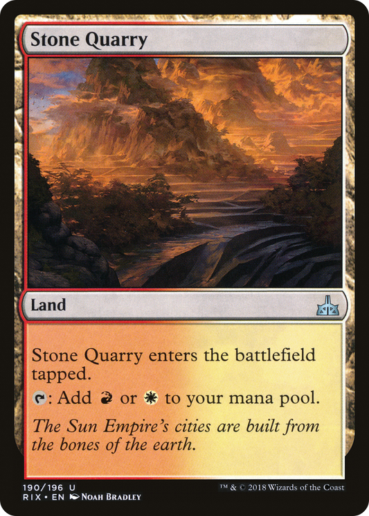 Stone Quarry - Foil