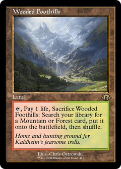 Wooded Foothills (0441) (Retro Frame)