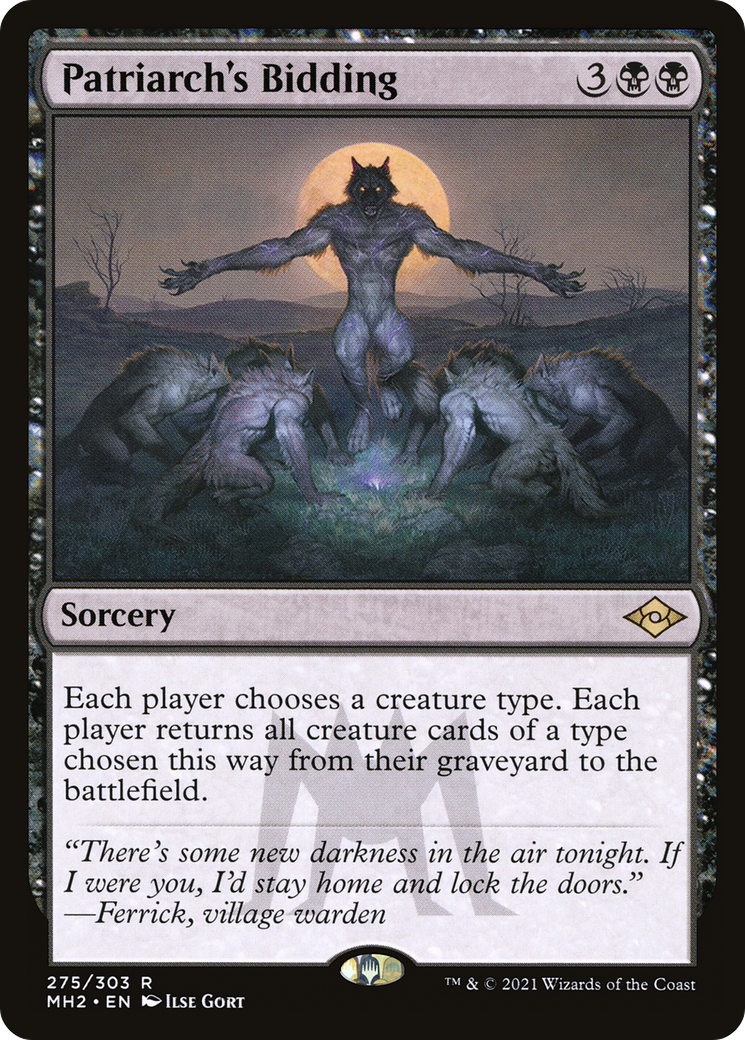 Patriarch's Bidding - Foil Etched
