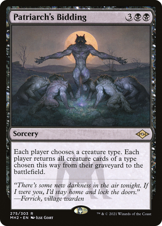 Patriarch's Bidding - Foil Etched
