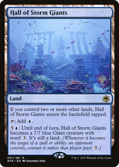 Hall of Storm Giants (257) (Promo Pack) - Foil
