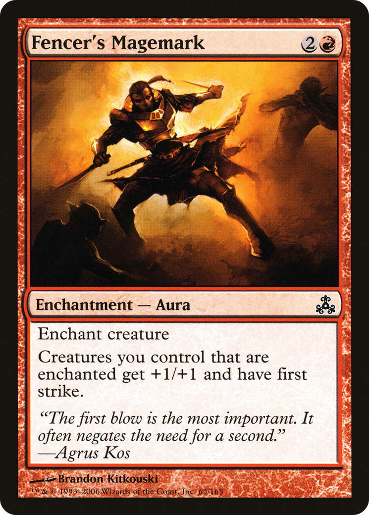 Fencer's Magemark - Foil