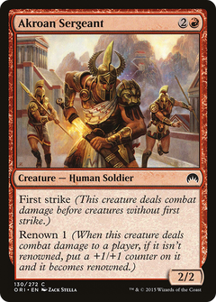 Akroan Sergeant - Foil