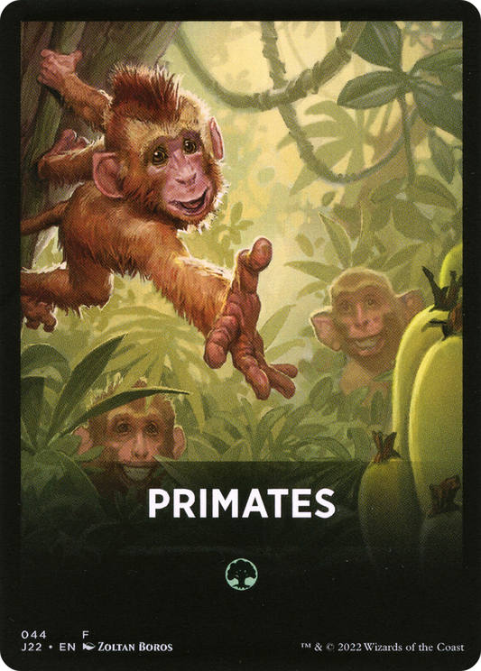 Primates Theme Card