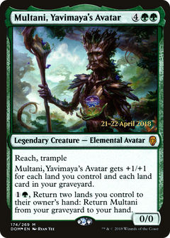 Multani, Yavimaya's Avatar (174) (Prerelease) - Foil