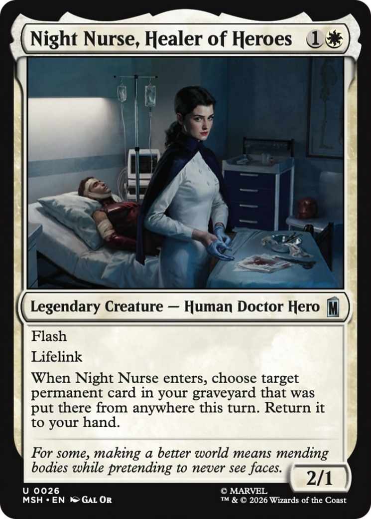 Night Nurse, Healer of Heroes (MSH) - Foil