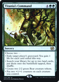 Titania's Command (194) (Prerelease) - Foil