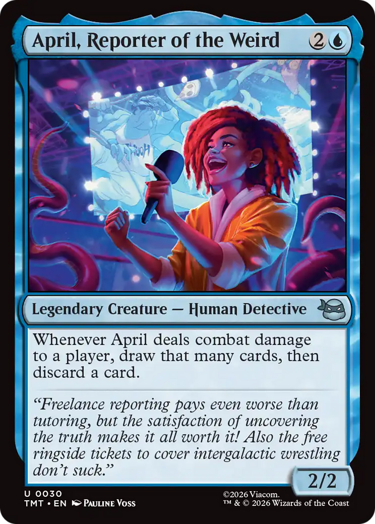 April, Reporter of the Weird (TMT) - Foil