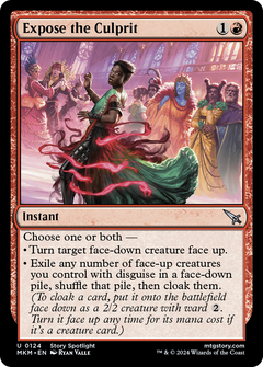 Expose the Culprit - Foil