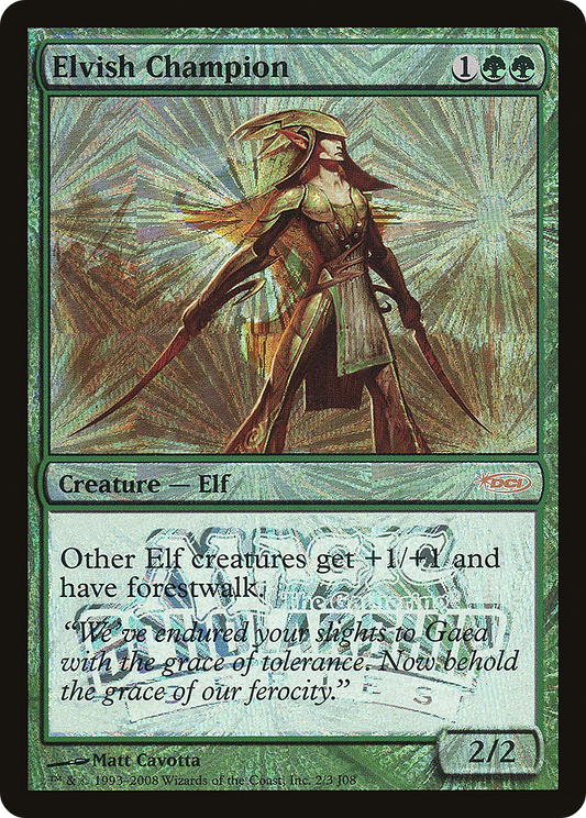 Elvish Champion - Foil JSS Promo