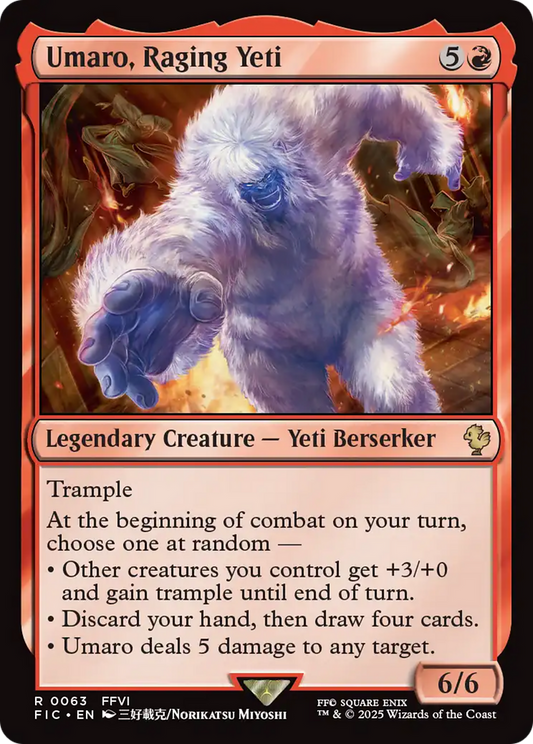 Umaro, Raging Yeti - Surge Foil