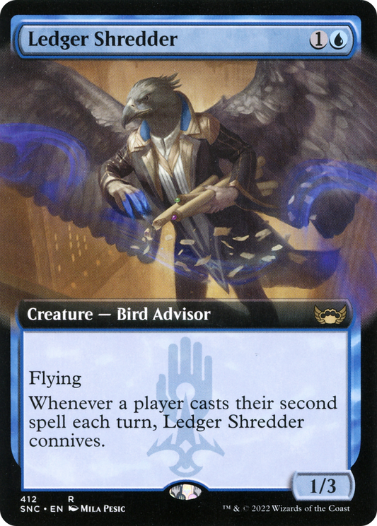 Ledger Shredder (412) (Extended Art) - Foil