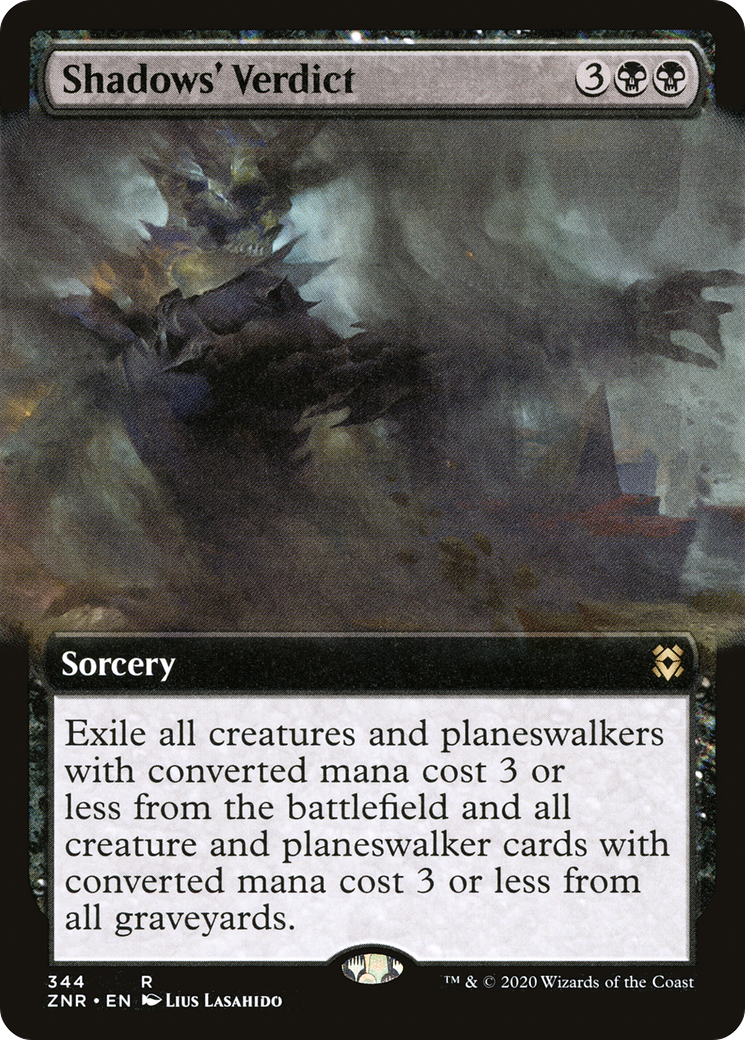 Shadows' Verdict (344) (Extended Art) - Foil
