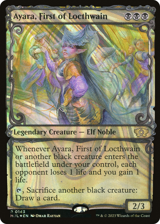 Ayara, First of Locthwain (0143) (Showcase) - Halo Foil