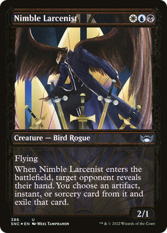 Nimble Larcenist (386) (Showcase) - Gilded Foil