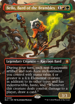 Bello, Bard of the Brambles (0001) (Borderless)