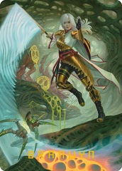 The Eternal Wanderer (03/81) Art Card (AONE) - Gold-Stamped Signature
