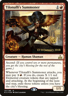 Tilonalli's Summoner (121) (Prerelease) - Foil