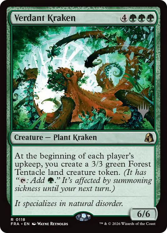 Verdant Kraken (0118) (Promo Pack) (PFRA) - Foil