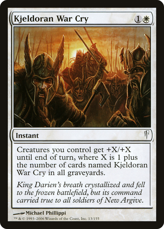 Kjeldoran War Cry - Foil