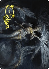 Sharae of Numbing Depths (32/81) Art Card (AWOE) - Gold-Stamped Signature