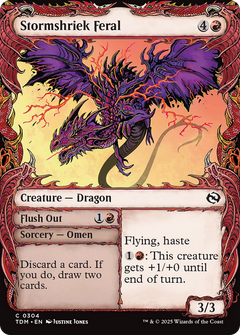 Stormshriek Feral // Flush Out (0304) (Showcase) - Foil