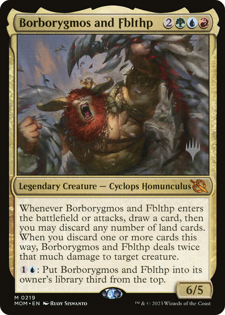 Borborygmos and Fblthp (0219) (Promo Pack) - Foil