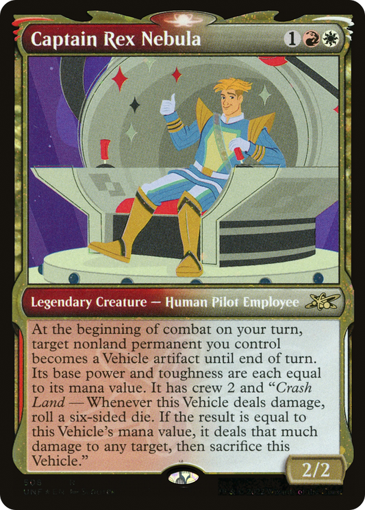 Captain Rex Nebula (508) (Showcase) - Galaxy Foil