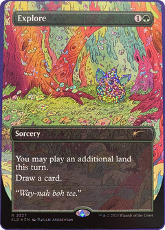 Explore (2327) (Borderless) - Confetti Foil sld