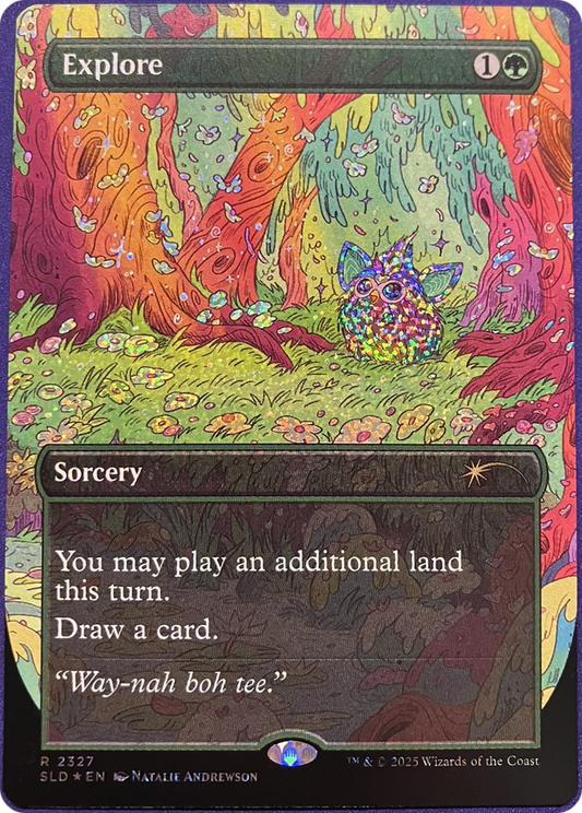 Explore (2327) (Borderless) - Confetti Foil sld