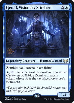 Geralf, Visionary Stitcher (061) (Prerelease) - Foil