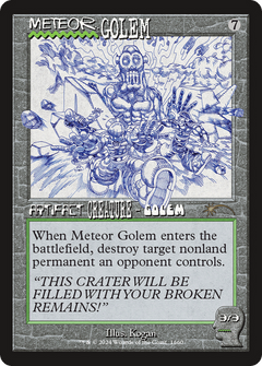 Meteor Golem (1660) (Showcase) - Rainbow Foil