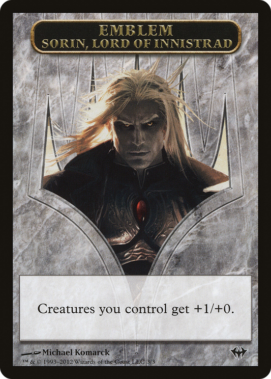 Sorin, Lord of Innistrad Emblem (003)