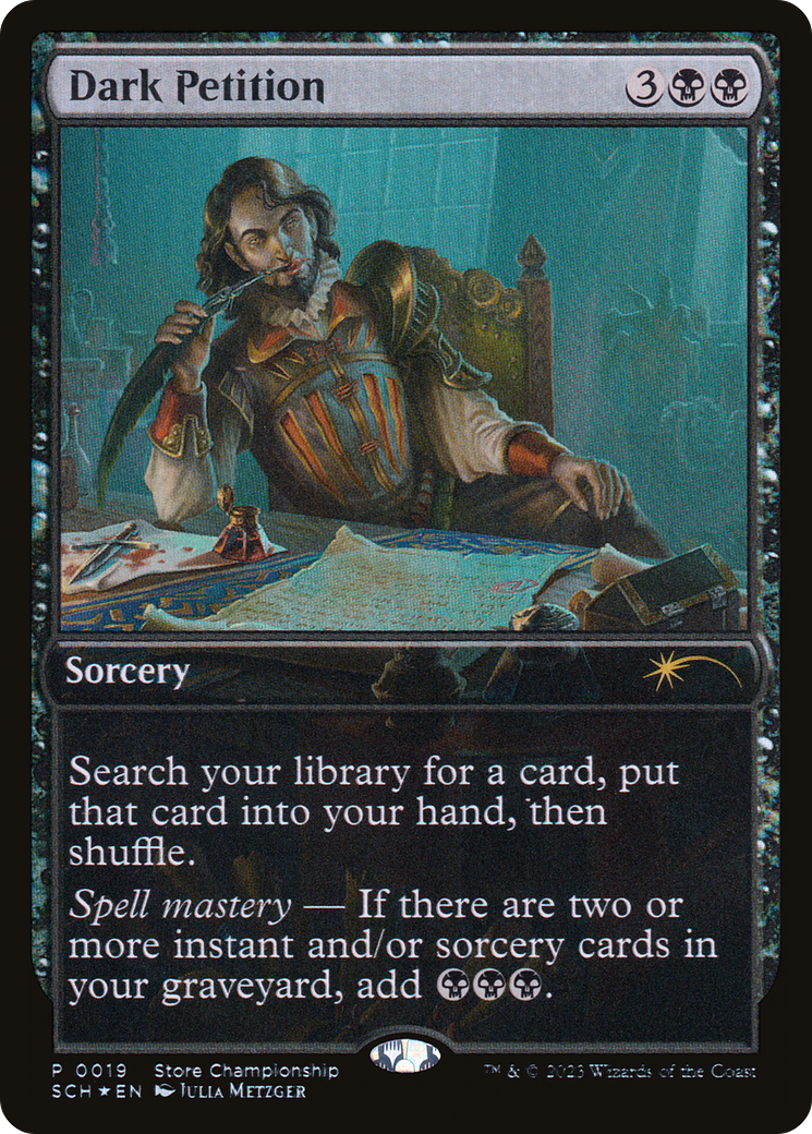 Dark Petition (0019) (Store Championship) - Foil