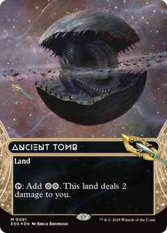 Ancient Tomb (0091) (Borderless) - Galaxy Foil