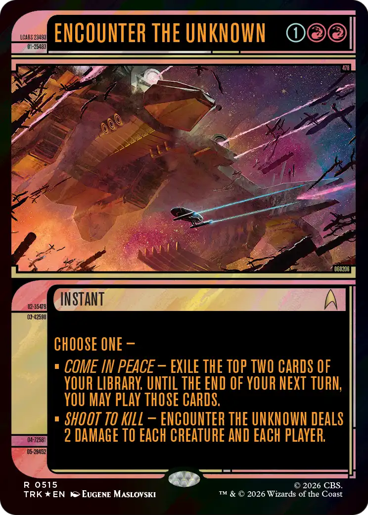 Encounter the Unknown (0515) (Showcase) (TRK) - Surge Foil