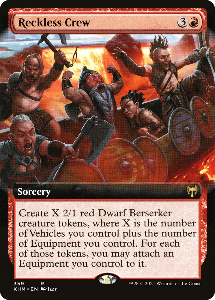 Reckless Crew (359) (Extended Art) - Foil
