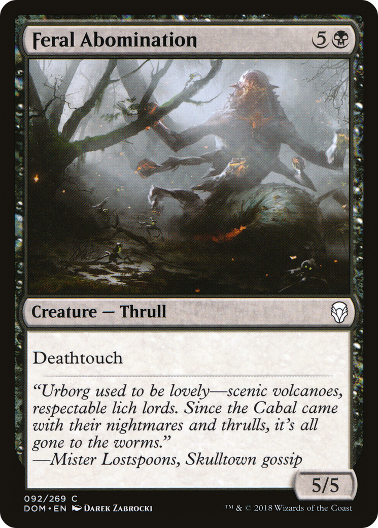 Feral Abomination - Foil