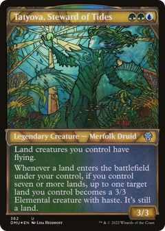 Tatyova, Steward of Tides (362) (Showcase) - Textured Foil