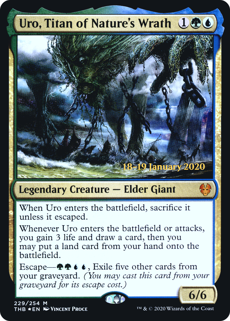 Uro, Titan of Nature's Wrath (229) (Prerelease) - Foil