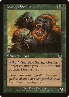 Savage Gorilla - Foil