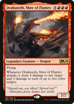 Drakuseth, Maw of Flames (136) (Promo Pack) - Foil