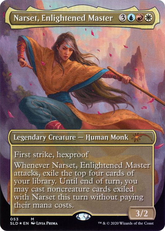 Narset, Enlightened Master (053) (Borderless) - Foil