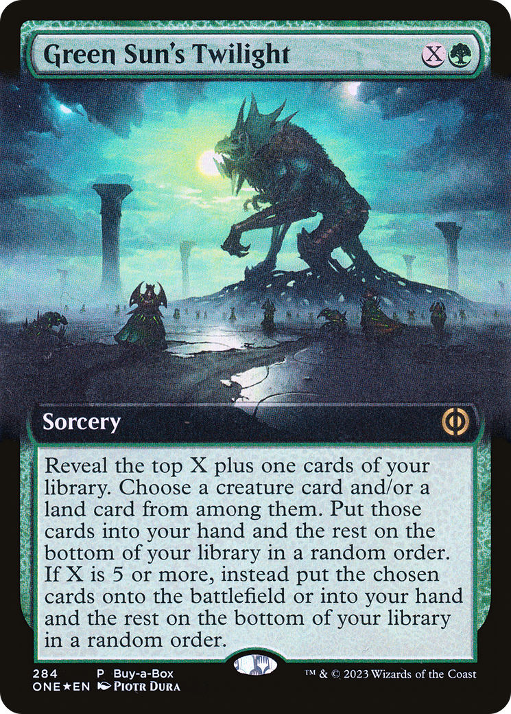 Green Sun's Twilight (0284) (Buy-A-Box) (Extended Art) - Foil