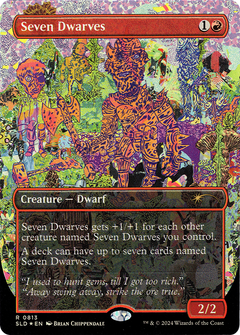 Seven Dwarves (0813) (Borderless) - Foil