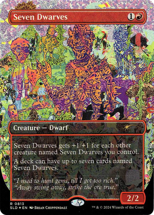 Seven Dwarves (0813) (Borderless) - Foil