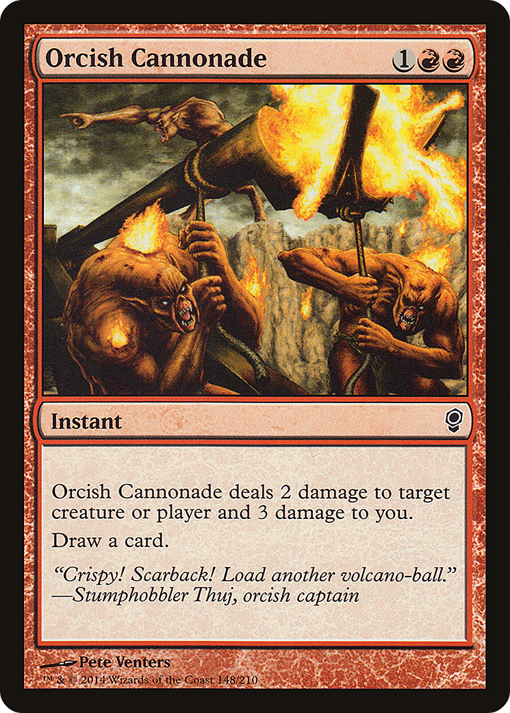 Orcish Cannonade - Foil