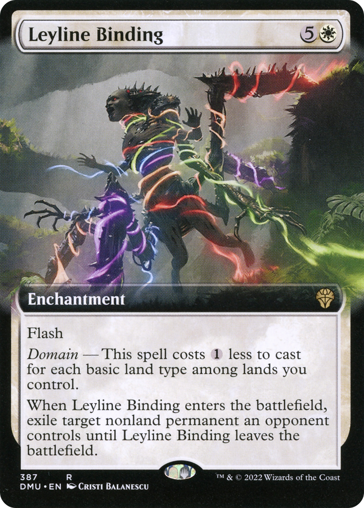 Leyline Binding (387) (Extended Art) - Foil