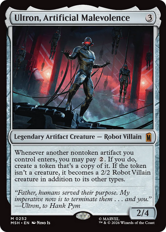 Ultron, Artificial Malevolence  (MSH) - Foil