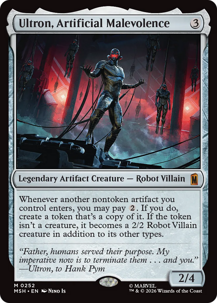 Ultron, Artificial Malevolence  (MSH)